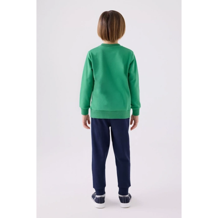 ERKEK ÇOCUK EŞOFMAN TAKIMI - ÇAM YEŞİLİ