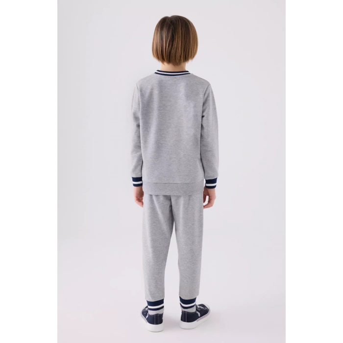 ERKEK ÇOCUK EŞOFMAN TAKIMI - GRİ MELANJ