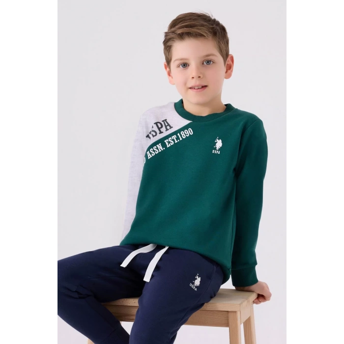 ERKEK ÇOCUK EŞOFMAN TAKIMI - K.YEŞİL