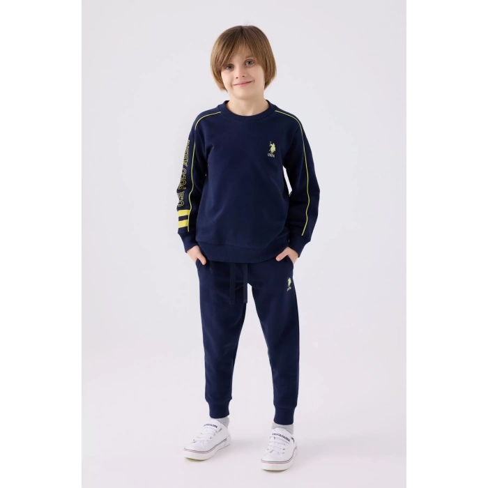 ERKEK ÇOCUK EŞOFMAN TAKIMI - LACİVERT FISTIK