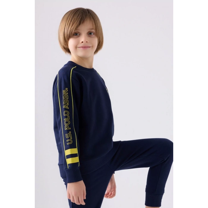 ERKEK ÇOCUK EŞOFMAN TAKIMI - LACİVERT FISTIK