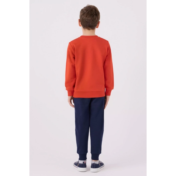 ERKEK ÇOCUK EŞOFMAN TAKIMI - NAR ÇİÇEĞİ