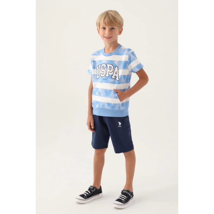 ERKEK GARSON BERMUDA TAKIM - İNDİGO