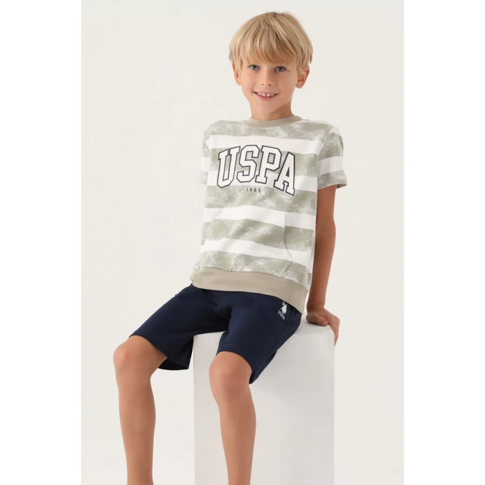 ERKEK GARSON BERMUDA TAKIM - İNDİGO