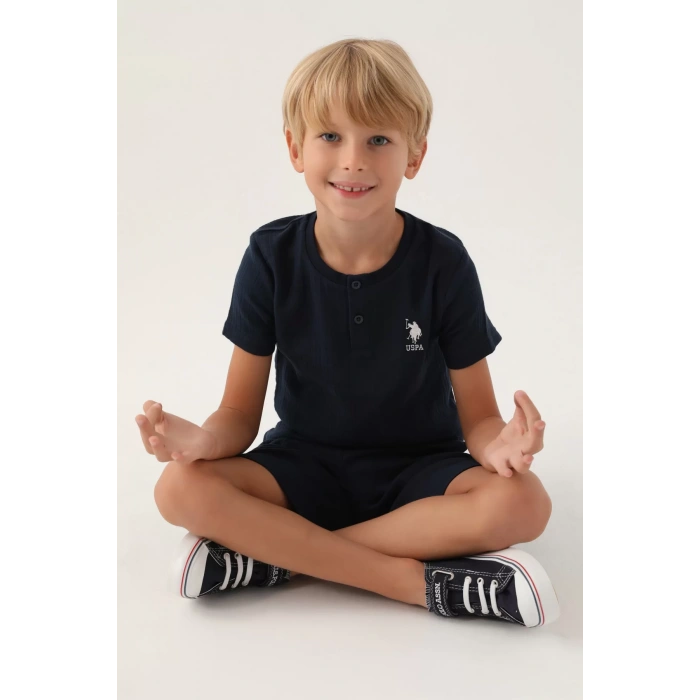 ERKEK GARSON BERMUDA TAKIM - LACİVERT