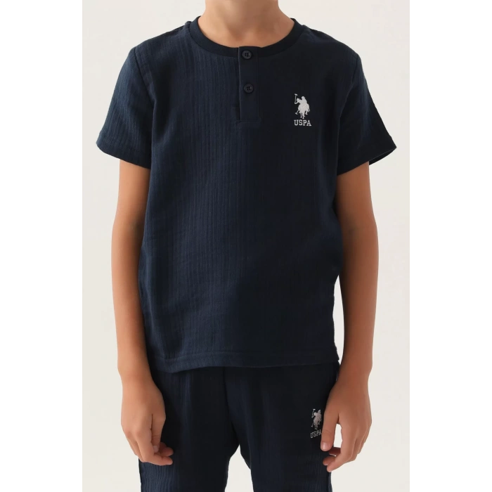 ERKEK GARSON BERMUDA TAKIM - LACİVERT