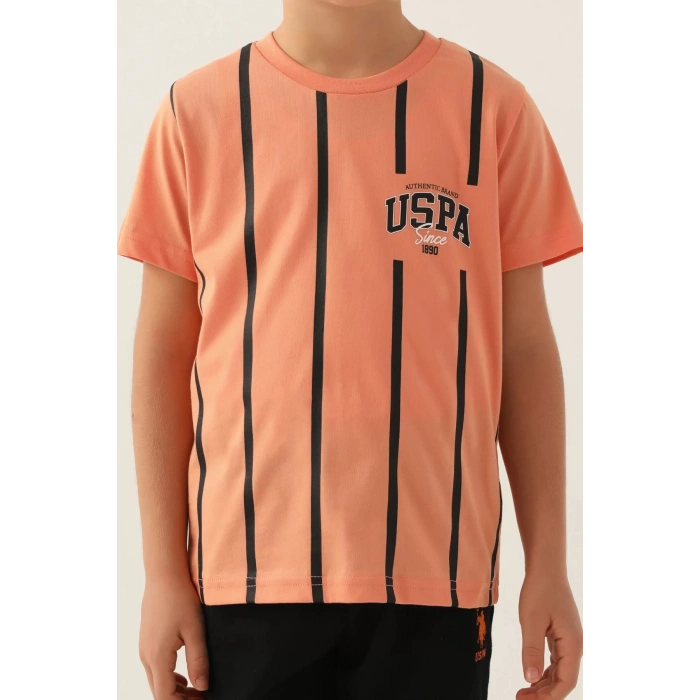 ERKEK GARSON BERMUDA TAKIM - ŞEFTALİ