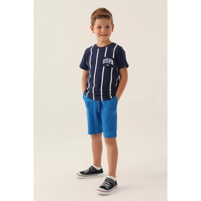 ERKEK GARSON BERMUDA TAKIM - ŞEFTALİ