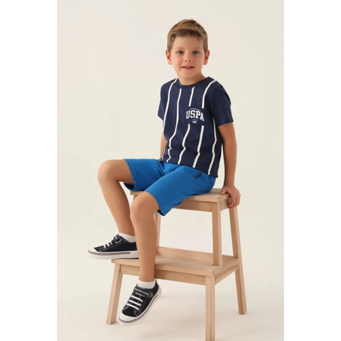 ERKEK GARSON BERMUDA TAKIM - ŞEFTALİ