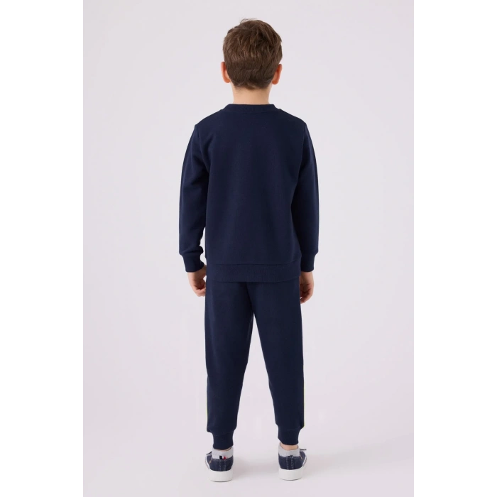 ERKEK GARSON EŞOFMAN TAKIMI - LACİVERT FISTIK