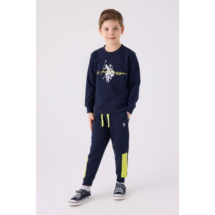 ERKEK GARSON EŞOFMAN TAKIMI - LACİVERT FISTIK