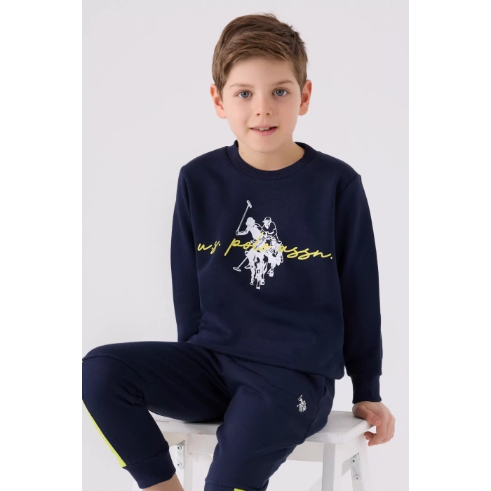 ERKEK GARSON EŞOFMAN TAKIMI - LACİVERT FISTIK