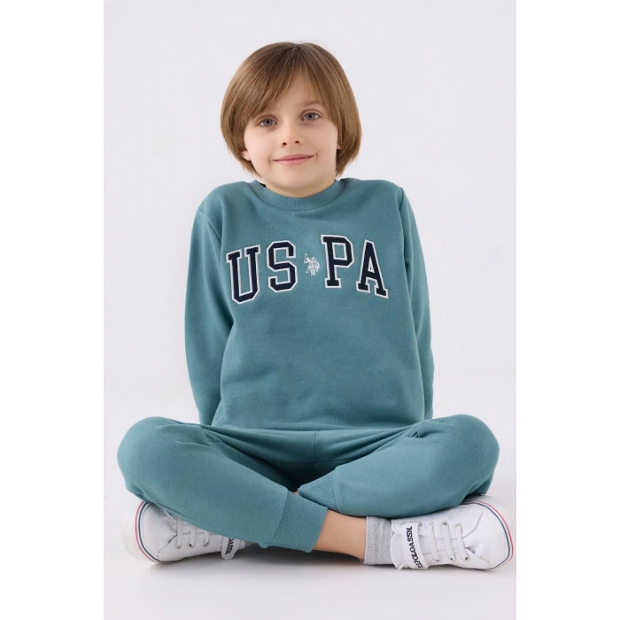 ERKEK GARSON EŞOFMAN TAKIMI - PASTEL YEŞİL