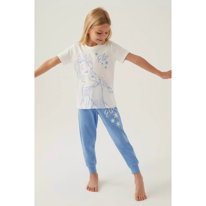 FROZEN KIZ ÇOCUK İKİLİ TAKIM - KAR MELANJ