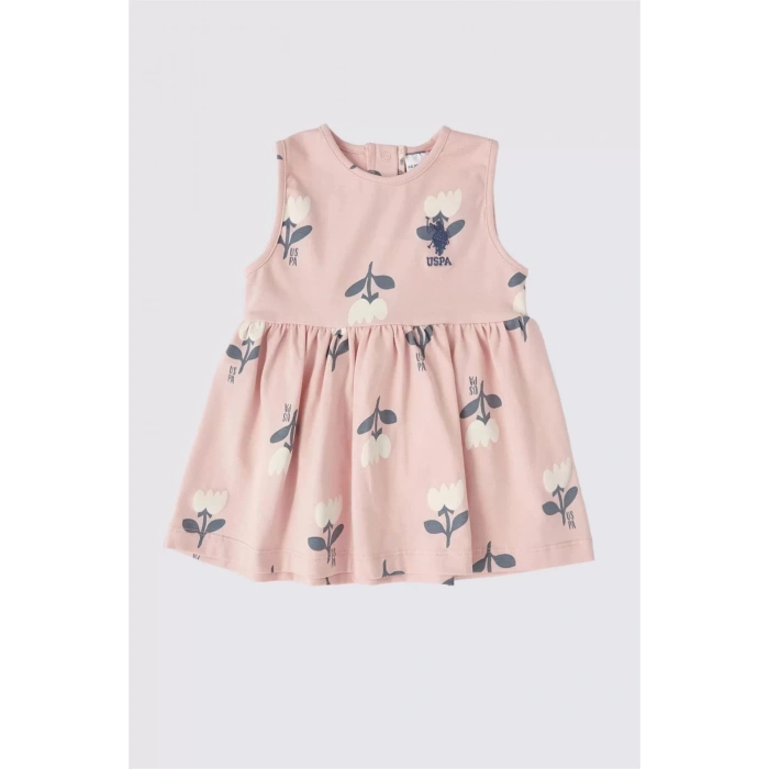 KIZ BEBEK ELBİSE - PEMBE