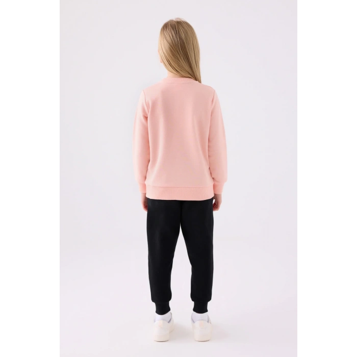 KIZ ÇOCUK EŞOFMAN TAKIM - A.PEMBE