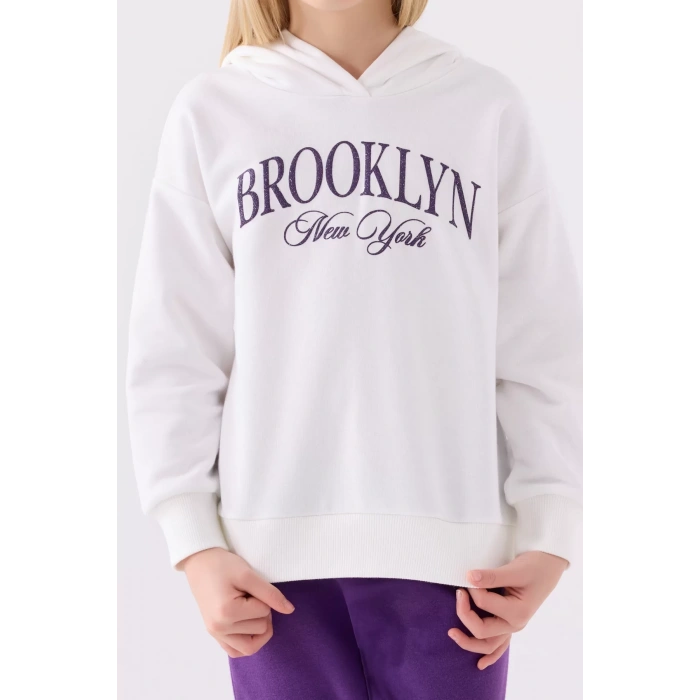 KIZ ÇOCUK EŞOFMAN TAKIM - KREM