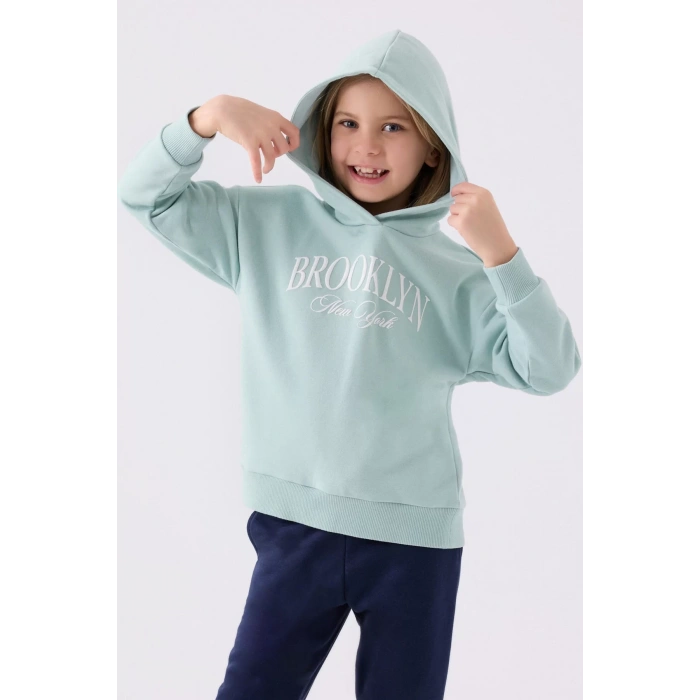 KIZ ÇOCUK EŞOFMAN TAKIM - KREM