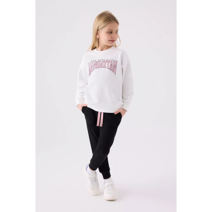 KIZ ÇOCUK EŞOFMAN TAKIM - LİLA