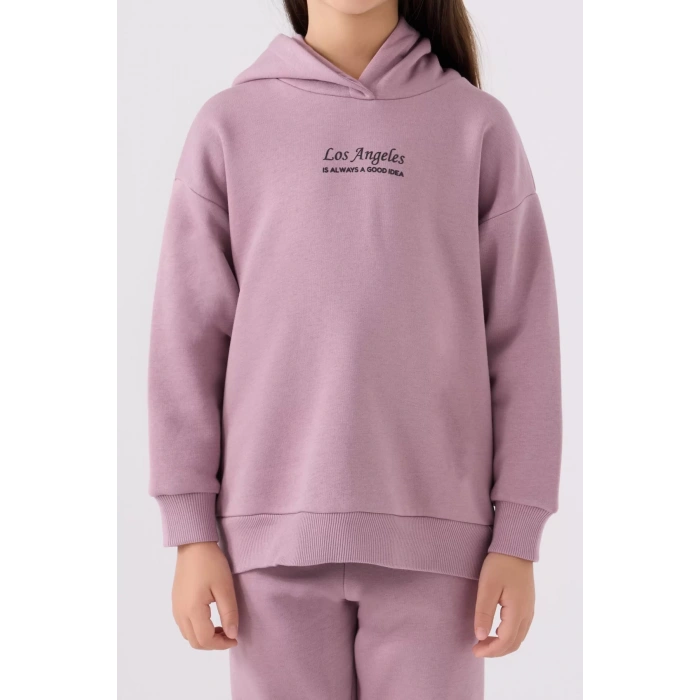 KIZ ÇOCUK EŞOFMAN TAKIM - MOR