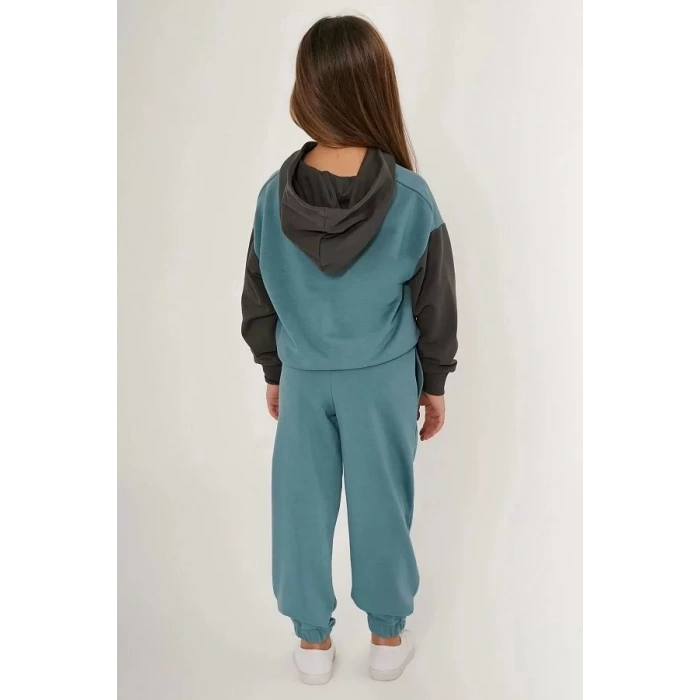 KIZ ÇOCUK EŞOFMAN TAKIM - PASTEL YEŞİLİ