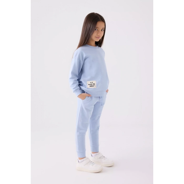 KIZ ÇOCUK EŞOFMAN TAKIM - SU YEŞİLİ