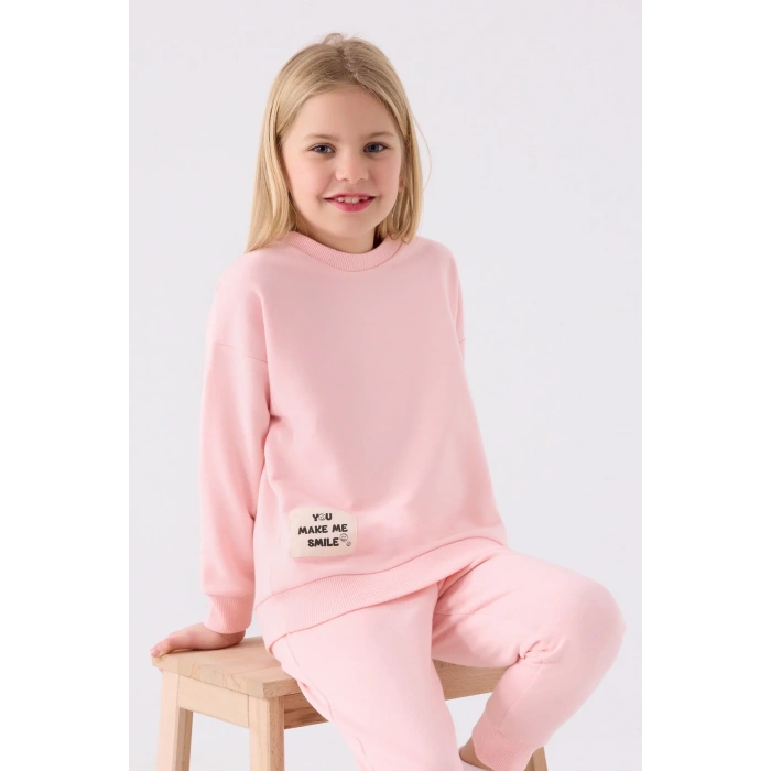 KIZ ÇOCUK EŞOFMAN TAKIM - SU YEŞİLİ