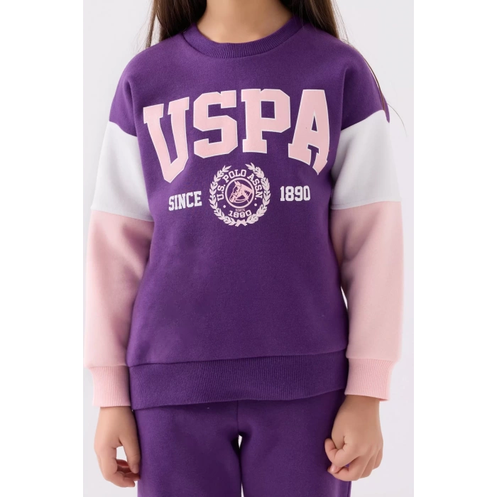 KIZ GARSON EŞOFMAN TAKIMI - KREM