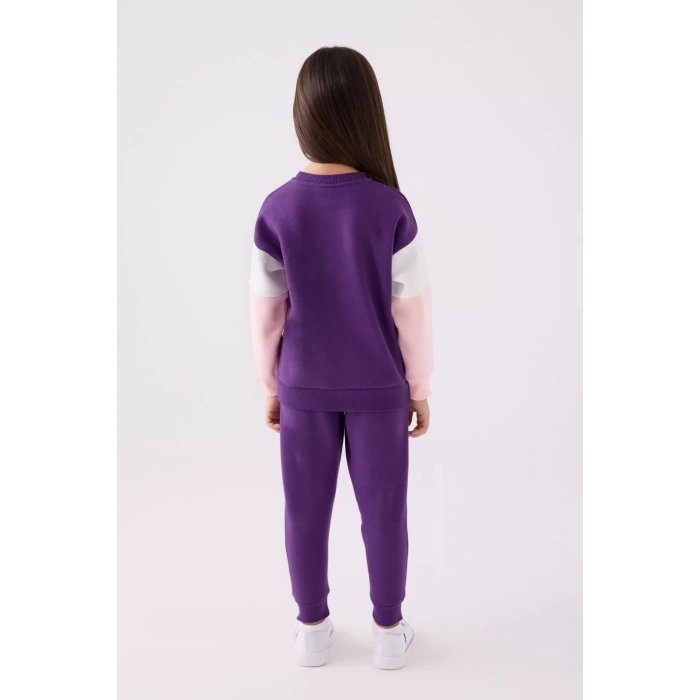 KIZ GARSON EŞOFMAN TAKIMI - KREM