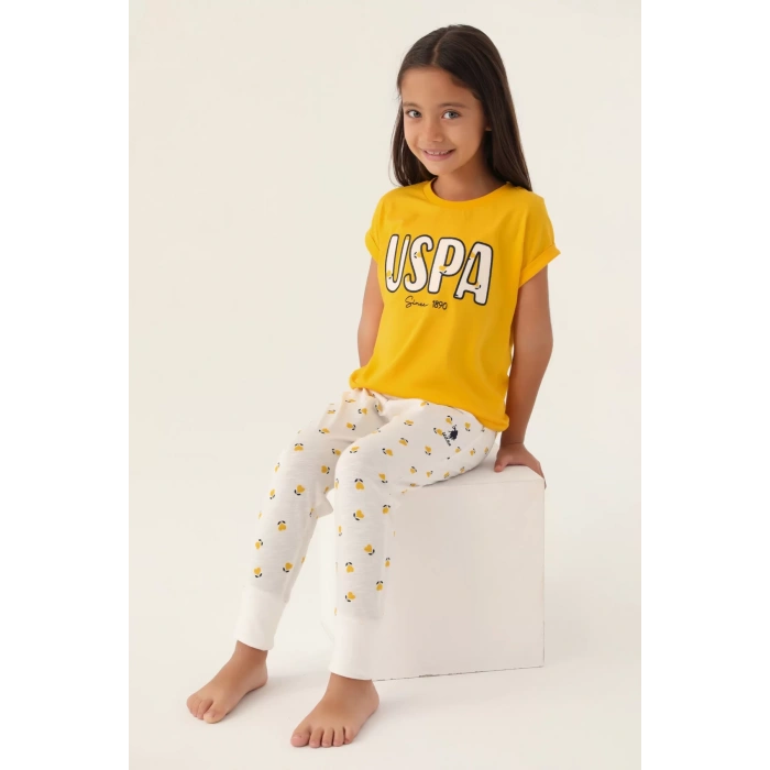 KIZ GARSON İKİLİ TAKIM - Sarı