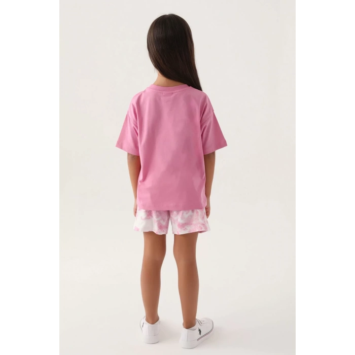 KIZ GARSON ŞORT TAKIM - ORKİDE