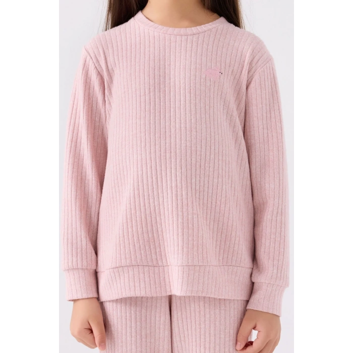 KIZ İKİLİ TAKIM - RETRO PEMBE