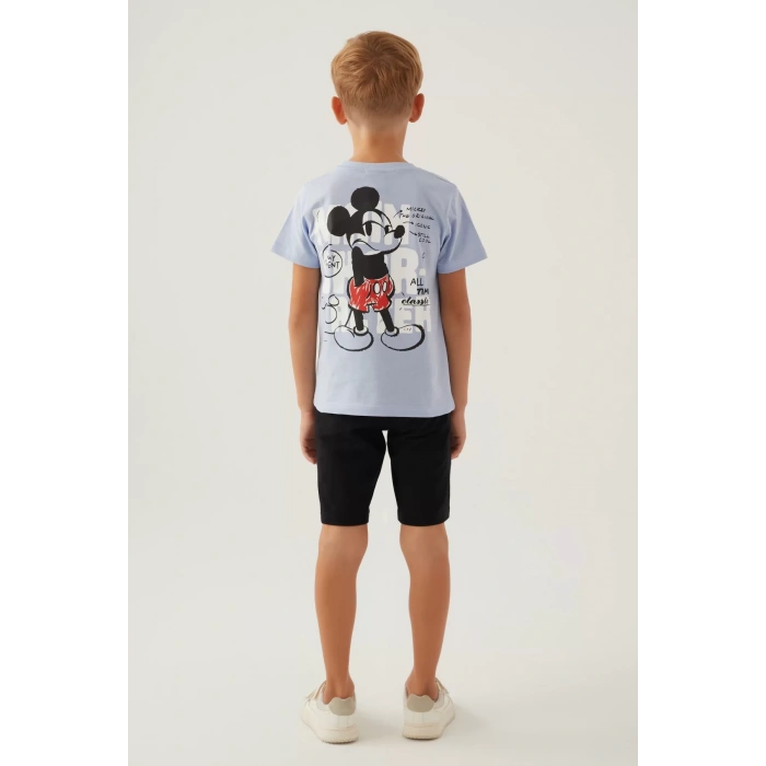 MICKEY MOUSE ERKEK ÇOCUK BERMUDA TAKIM - KREM