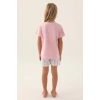 ARNETTA ANNE KIZ ŞORT TAKIM - TOZ PEMBE