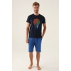 BABA OĞUL BERMUDA TAKIM - LACİVERT