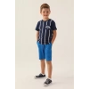 ERKEK ÇOCUK BERMUDA TAKIM - ŞEFTALİ