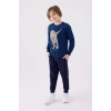 ERKEK ÇOCUK EŞOFMAN TAKIM - KOYU İNDİGO
