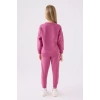 KIZ ÇOCUK EŞOFMAN TAKIM - RETRO PEMBE