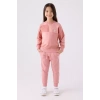 KIZ ÇOCUK EŞOFMAN TAKIMI - RETRO PEMBE