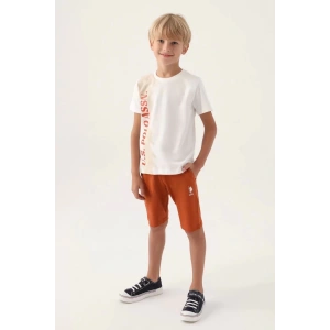 ERKEK GARSON BERMUDA TAKIM - KREM