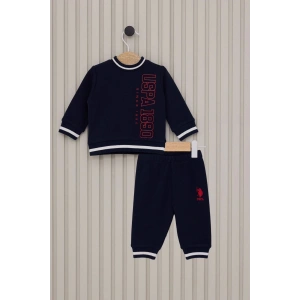 US POLO ERKEK BEBEK 2LI TAKIM  - LACİVERT