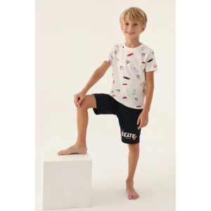 ARNETTA BABA OĞUL BERMUDA TAKIM - KREM