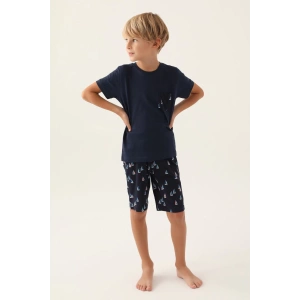 ARNETTA BABA OĞUL BERMUDA TAKIM - LACİVERT