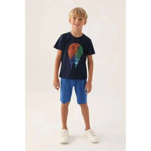 BABA OĞUL BERMUDA TAKIM - LACİVERT