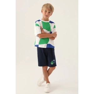 ERKEK ÇOCUK BERMUDA TAKIM - KREM