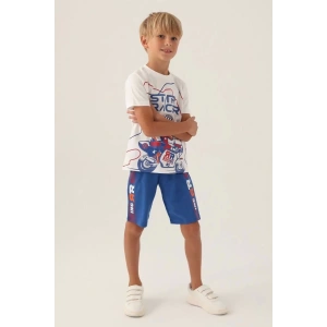 ERKEK ÇOCUK BERMUDA TAKIM - LACİVERT