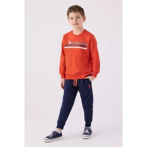 ERKEK ÇOCUK EŞOFMAN TAKIMI - NAR ÇİÇEĞİ