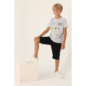 ERKEK ÇOCUK KAPRİ TAKIM - KAR MELANJ