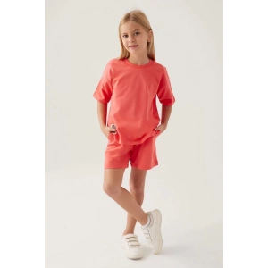 KIZ ÇOCUK ŞORT TAKIM - CORAL
