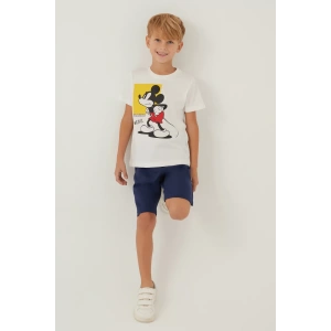 MICKEY MOUSE ERKEK ÇOCUK BERMUDA TAKIM - AÇIK SARI